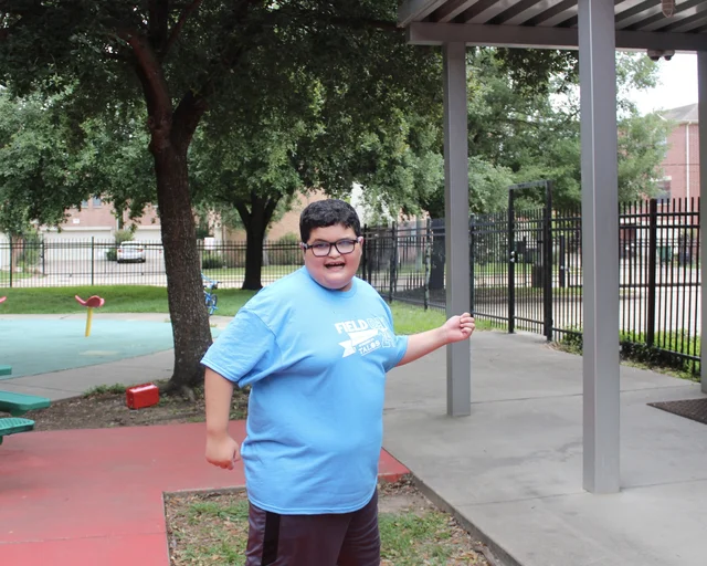 Student at field day